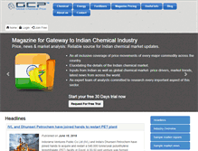 Tablet Screenshot of globalchemicalprice.com